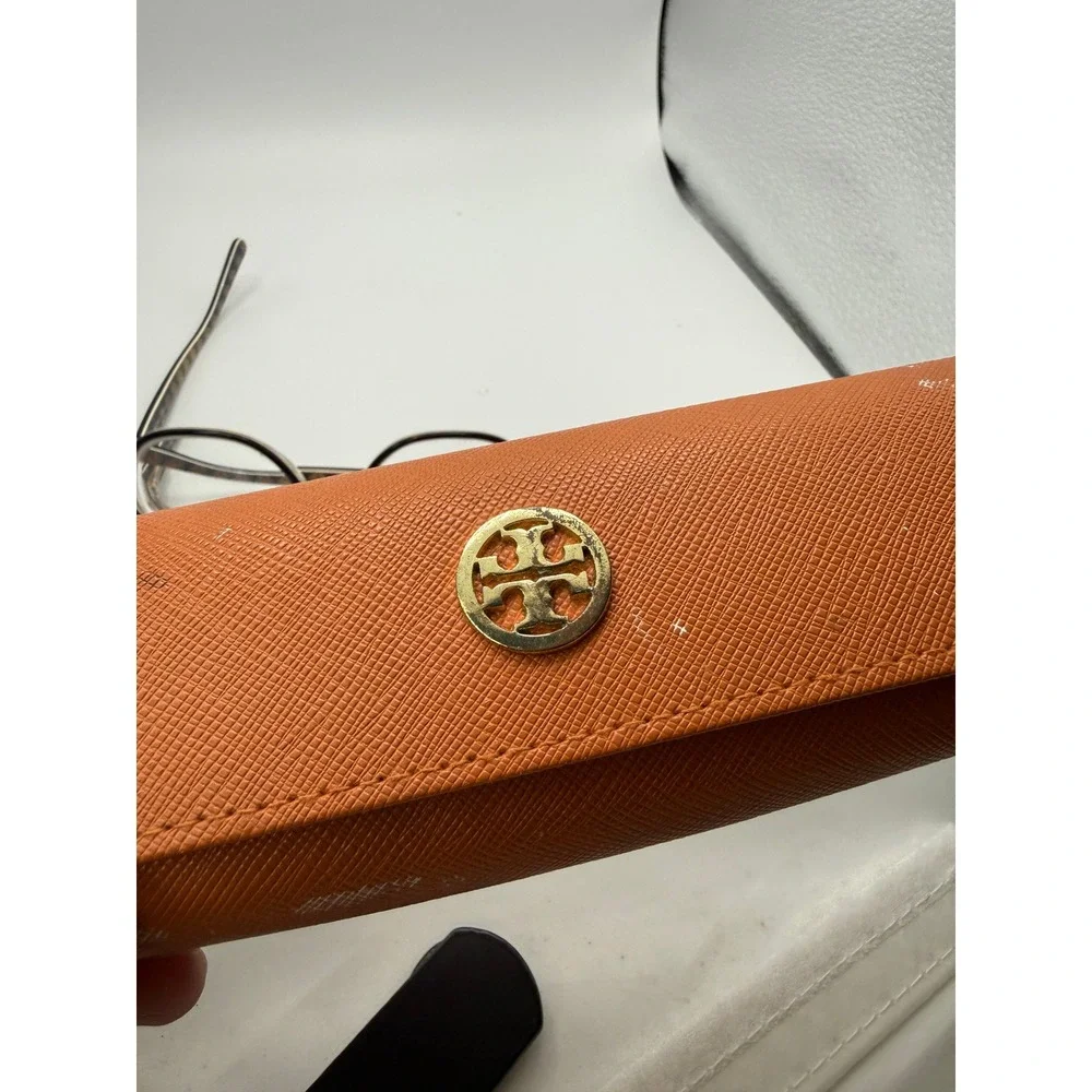Tory Burch‎ TY2011 Dark Tortoise Eyeglasses Frames with Orange Case 49-17-135